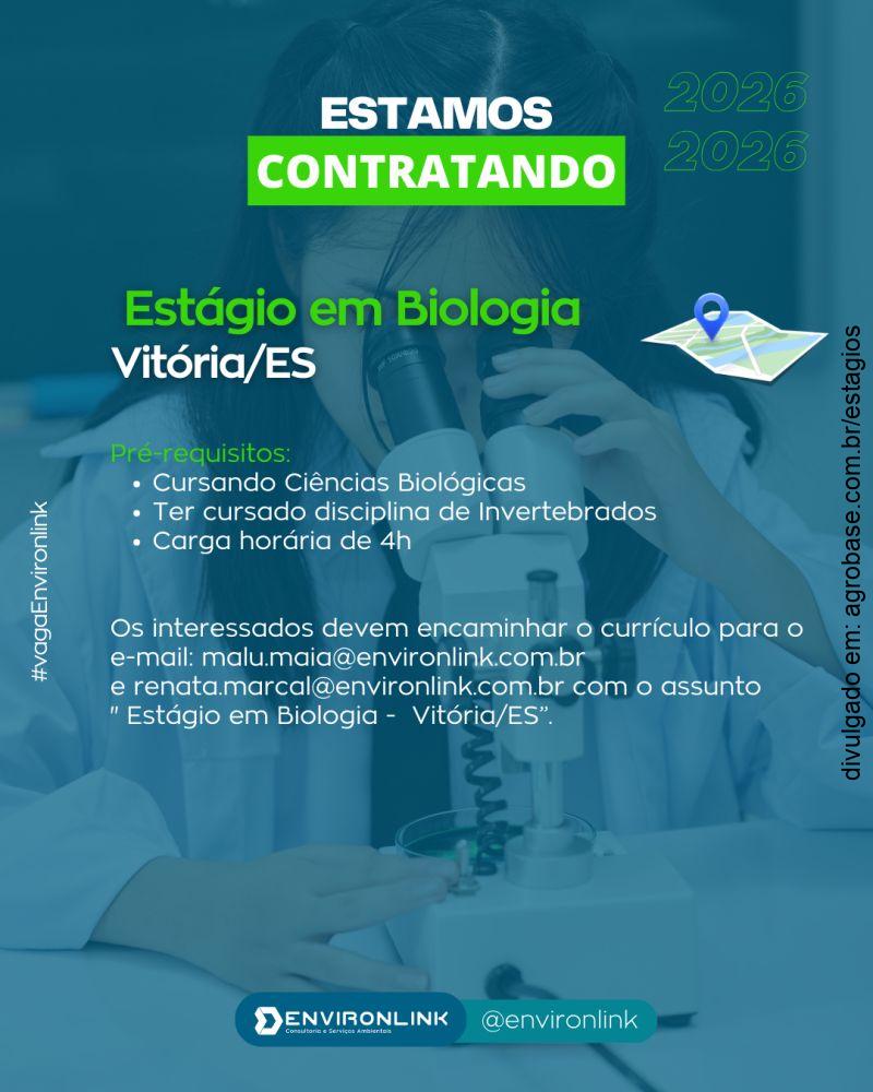 Estágio em biologia – Vitória/ES
