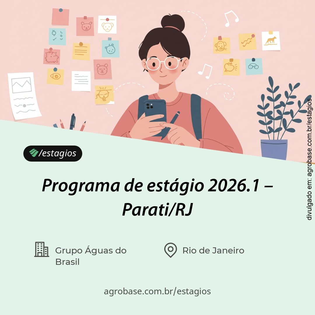 Programa de estágio 2026.1 – Parati/RJ