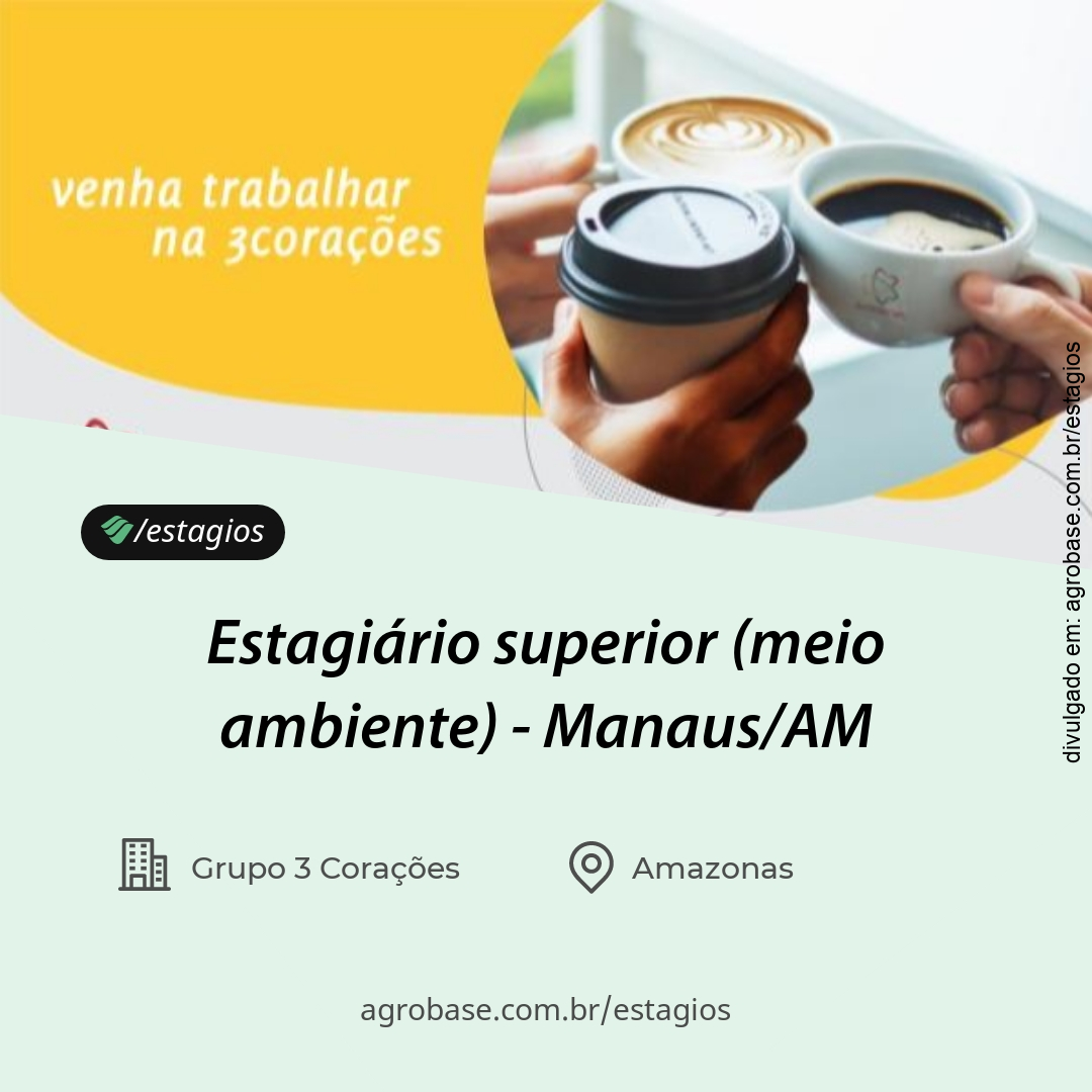 Estagiário superior (meio ambiente) – Manaus/AM