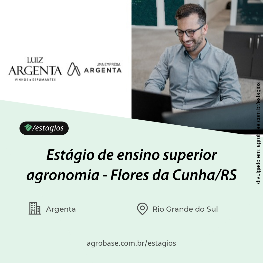 Estágio de ensino superior agronomia – Flores da Cunha/RS