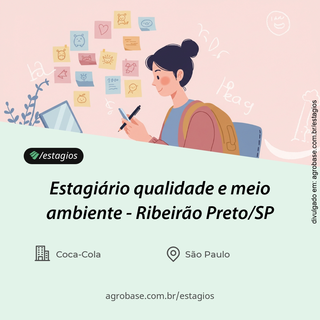 Estagiário qualidade e meio ambiente – Ribeirão Preto/SP