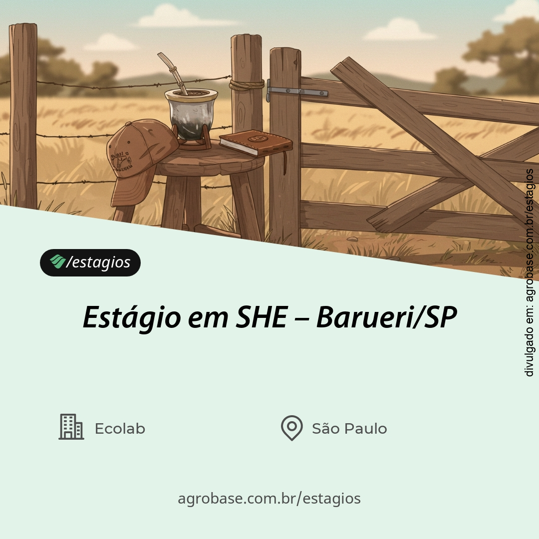 Estágio em SHE – Barueri/SP