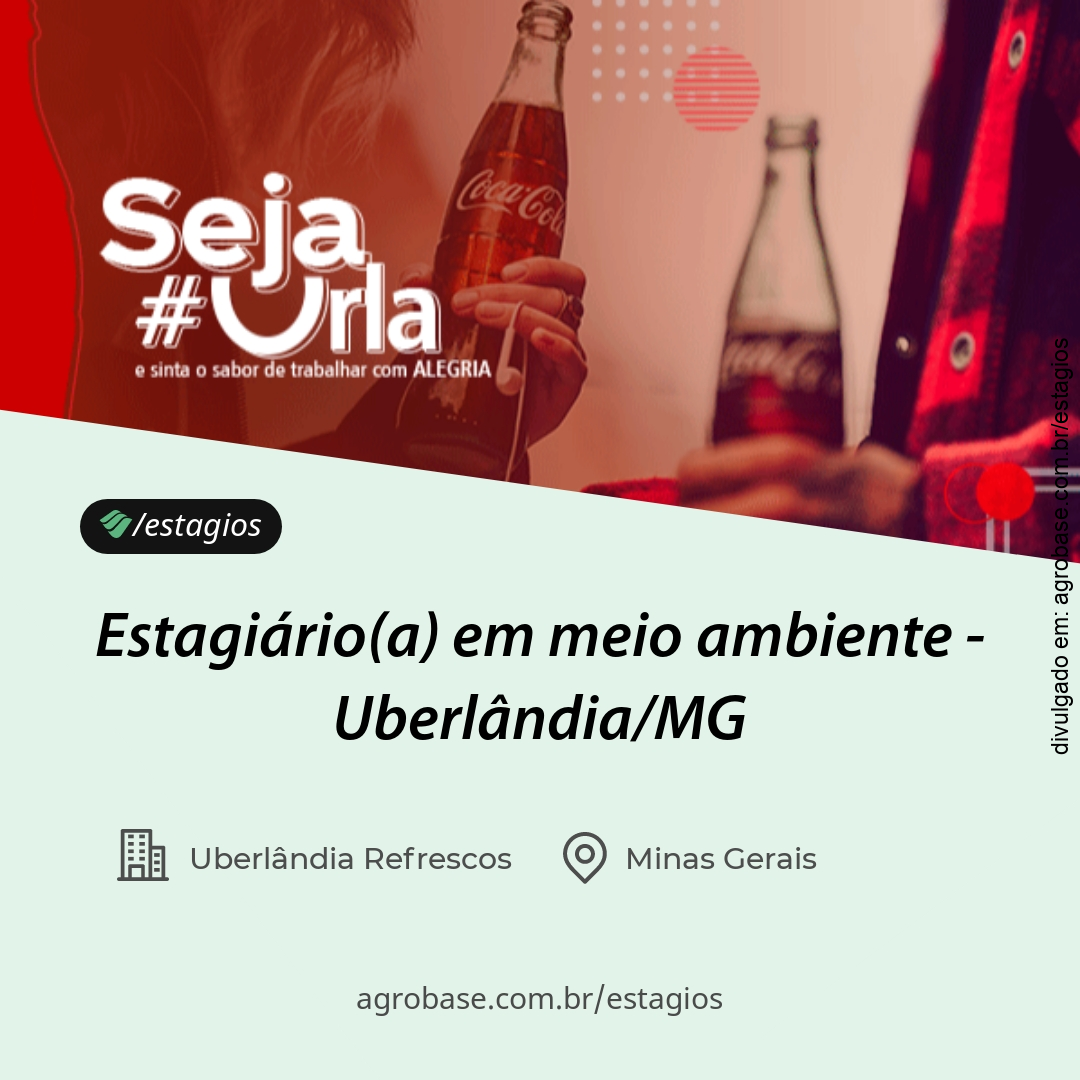 Estagiário(a) em meio ambiente – Uberlândia/MG
