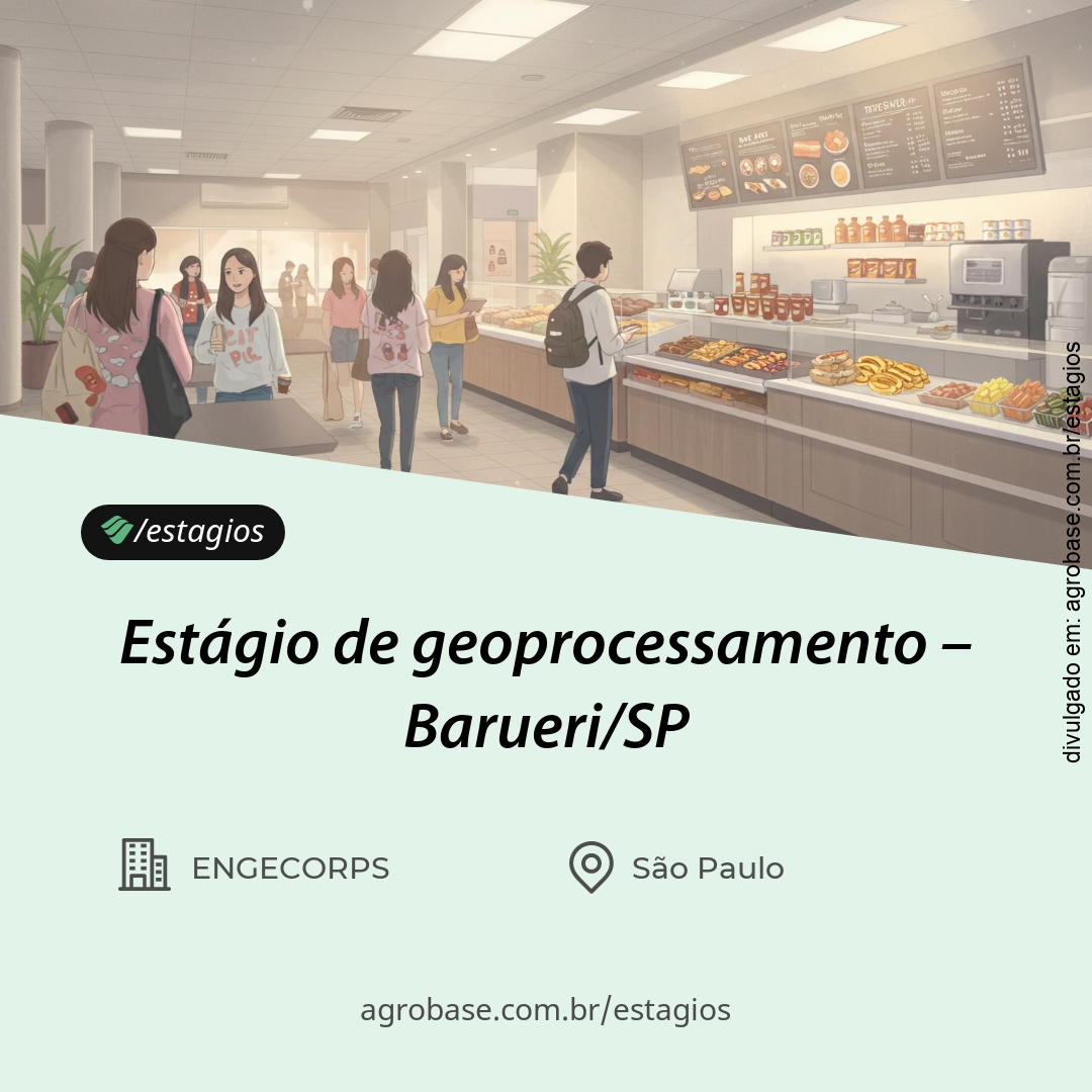 Estágio de geoprocessamento – Barueri/SP