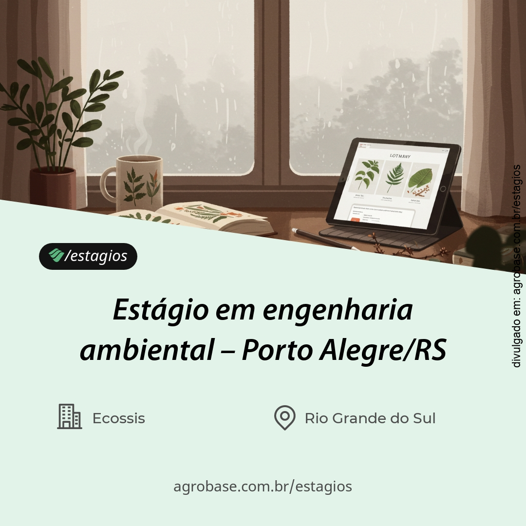 Estágio em engenharia ambiental – Porto Alegre/RS