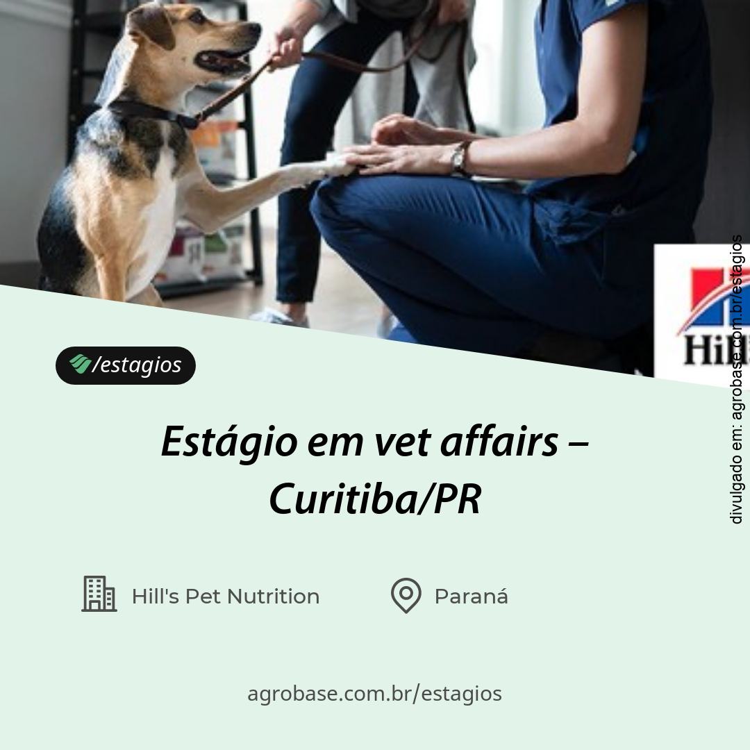 Estágio em vet affairs – Curitiba/PR