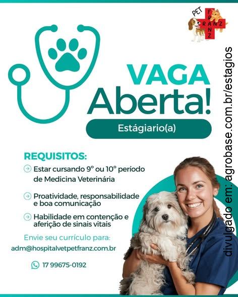 Estágio medicina veterinária – Votuporanga/SP