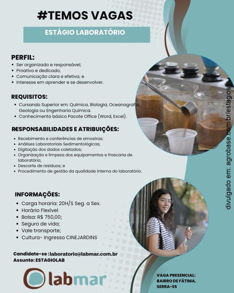 Estágio em laboratório – Serra/ES