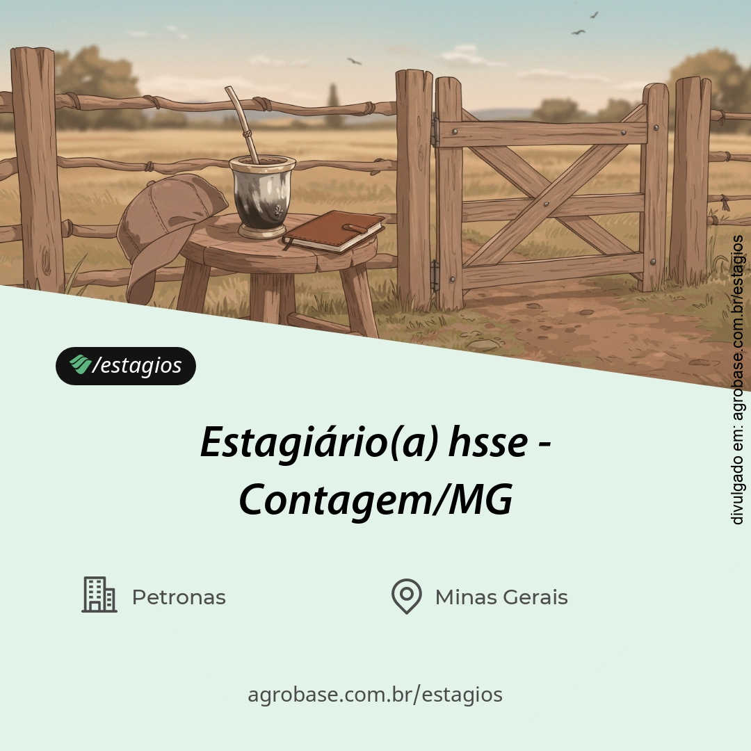 Estagiário(a) hsse – Contagem/MG