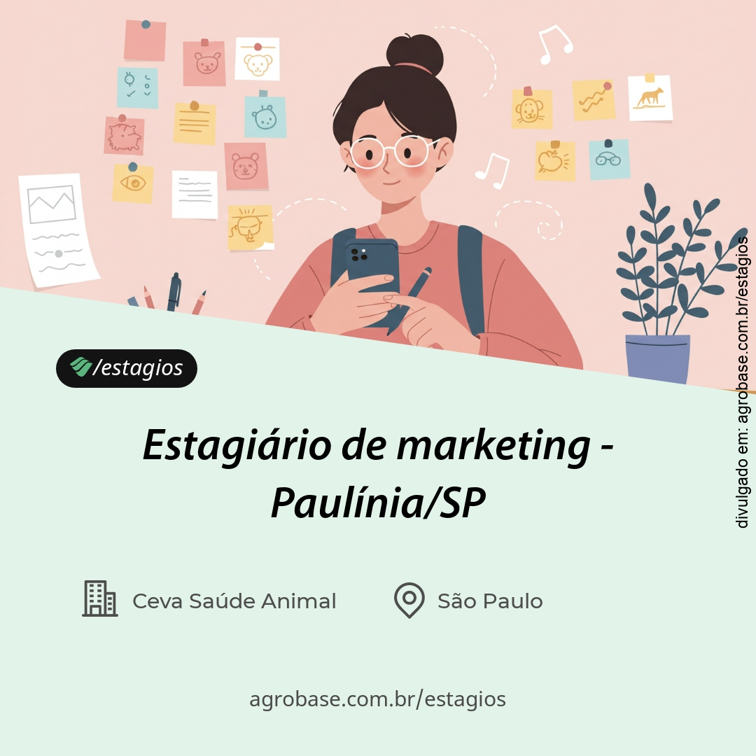 Estagiário de marketing – Paulínia/SP