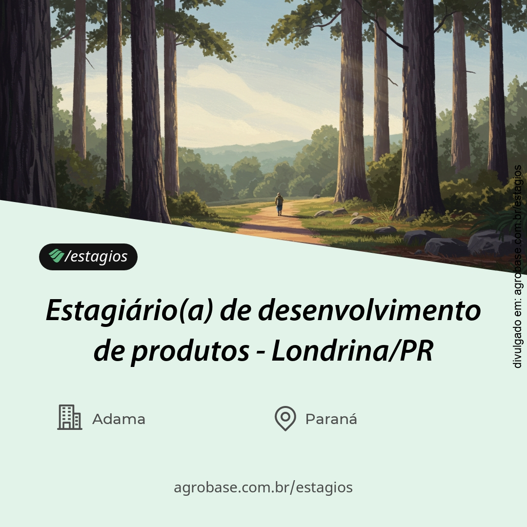 Estagiário(a) de desenvolvimento de produtos – Londrina/PR