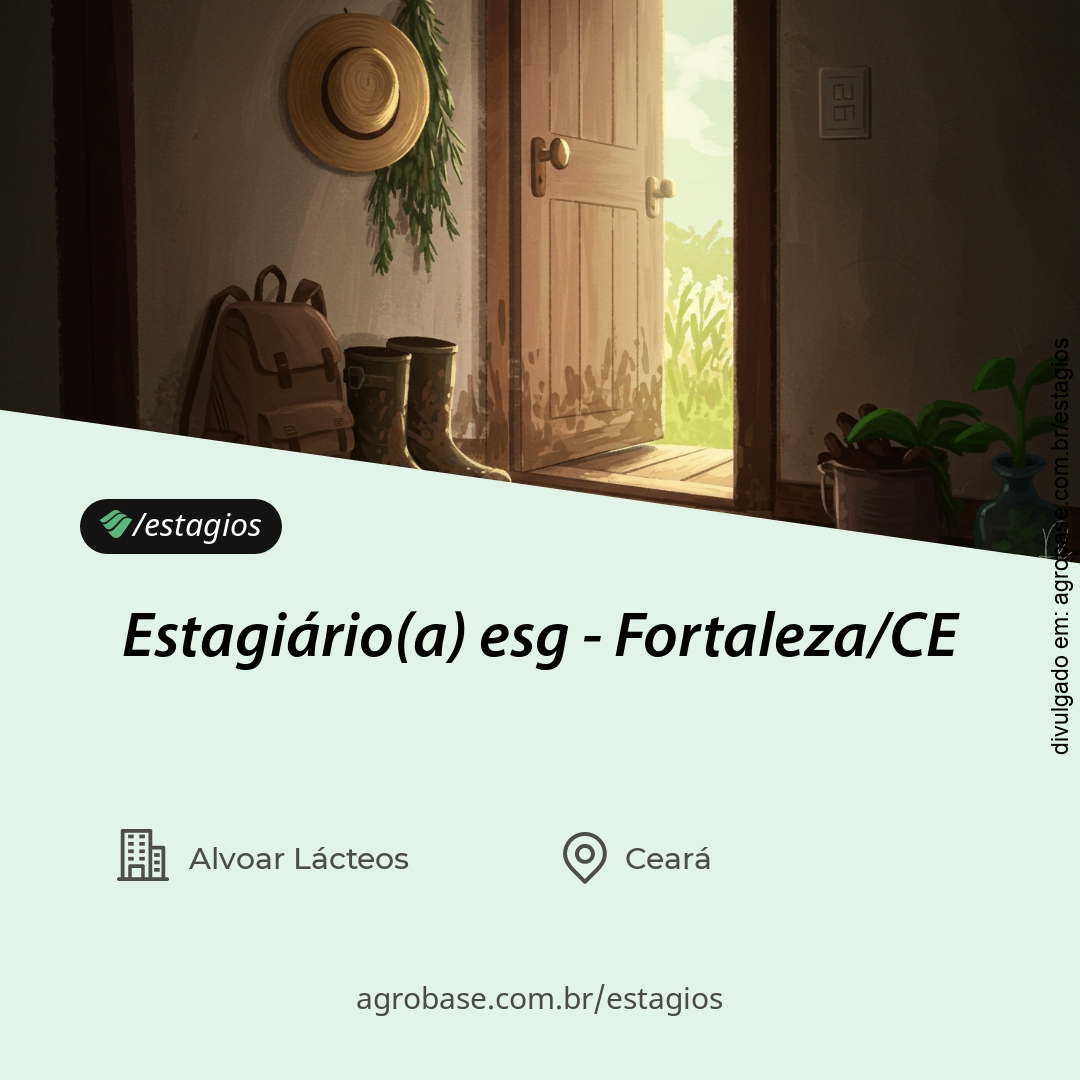Estagiário(a) esg – Fortaleza/CE