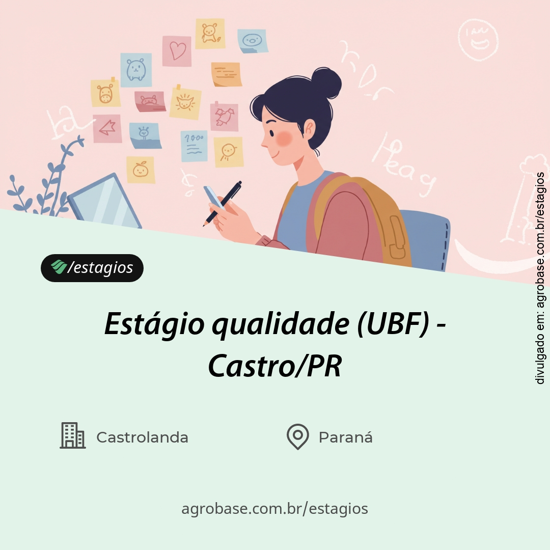 Estágio qualidade (UBF) – Castro/PR