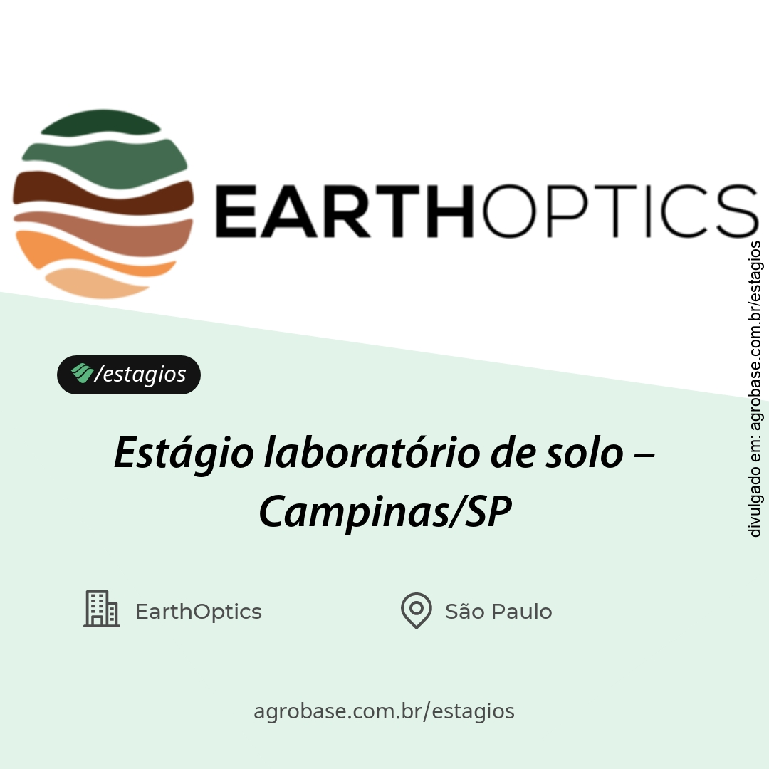 Estágio laboratório de solo – Campinas/SP