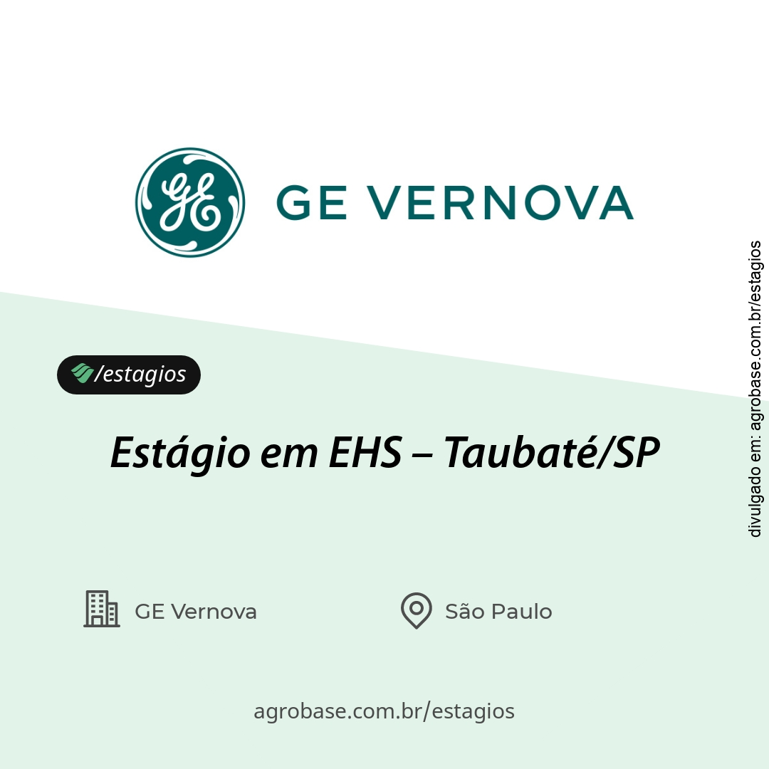 Estágio em EHS – Taubaté/SP