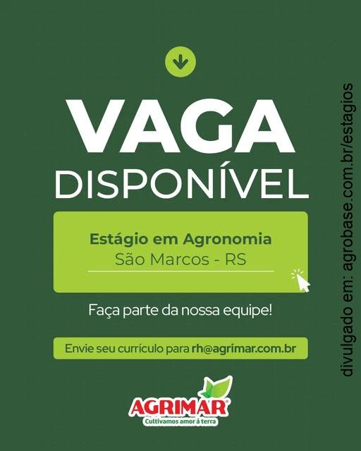 Estágio em agronomia – São Marcos/RS