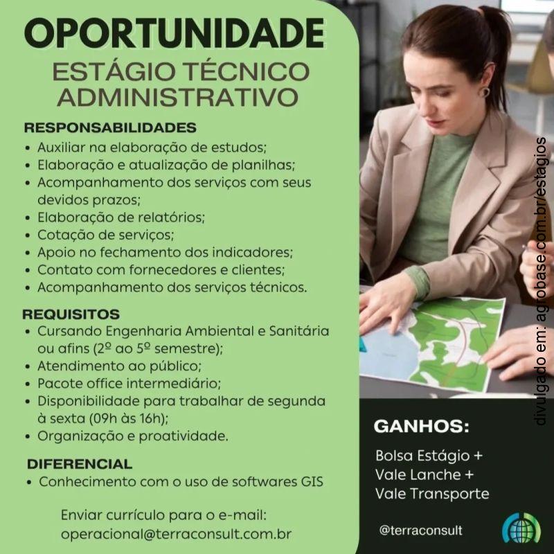Estágio técnico administrativo – Fortaleza/CE