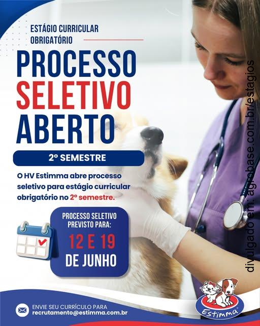 Estágio obrigatório hospital veterinário – Campinas/SP