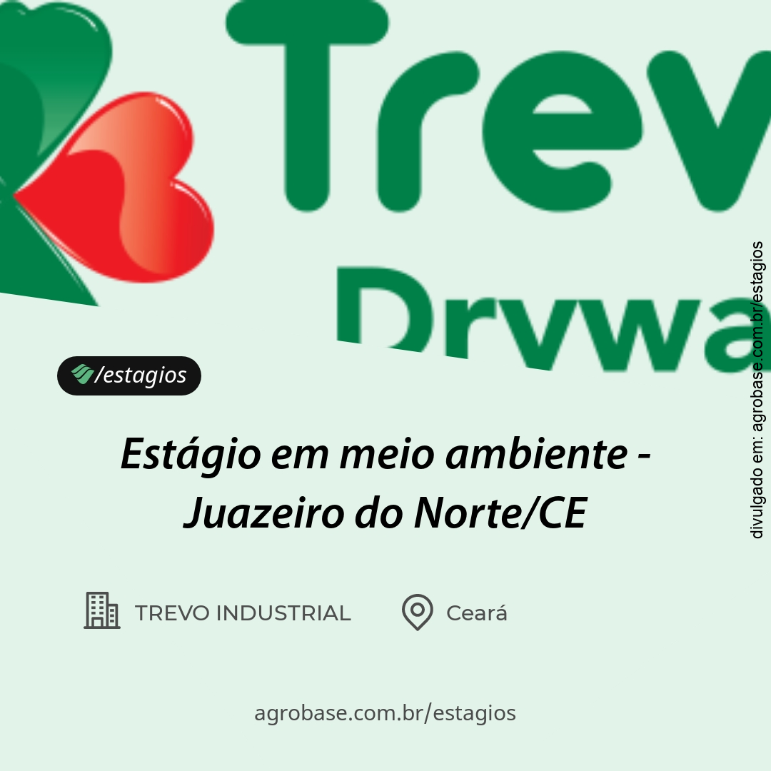Estágio em meio ambiente – Juazeiro do Norte/CE