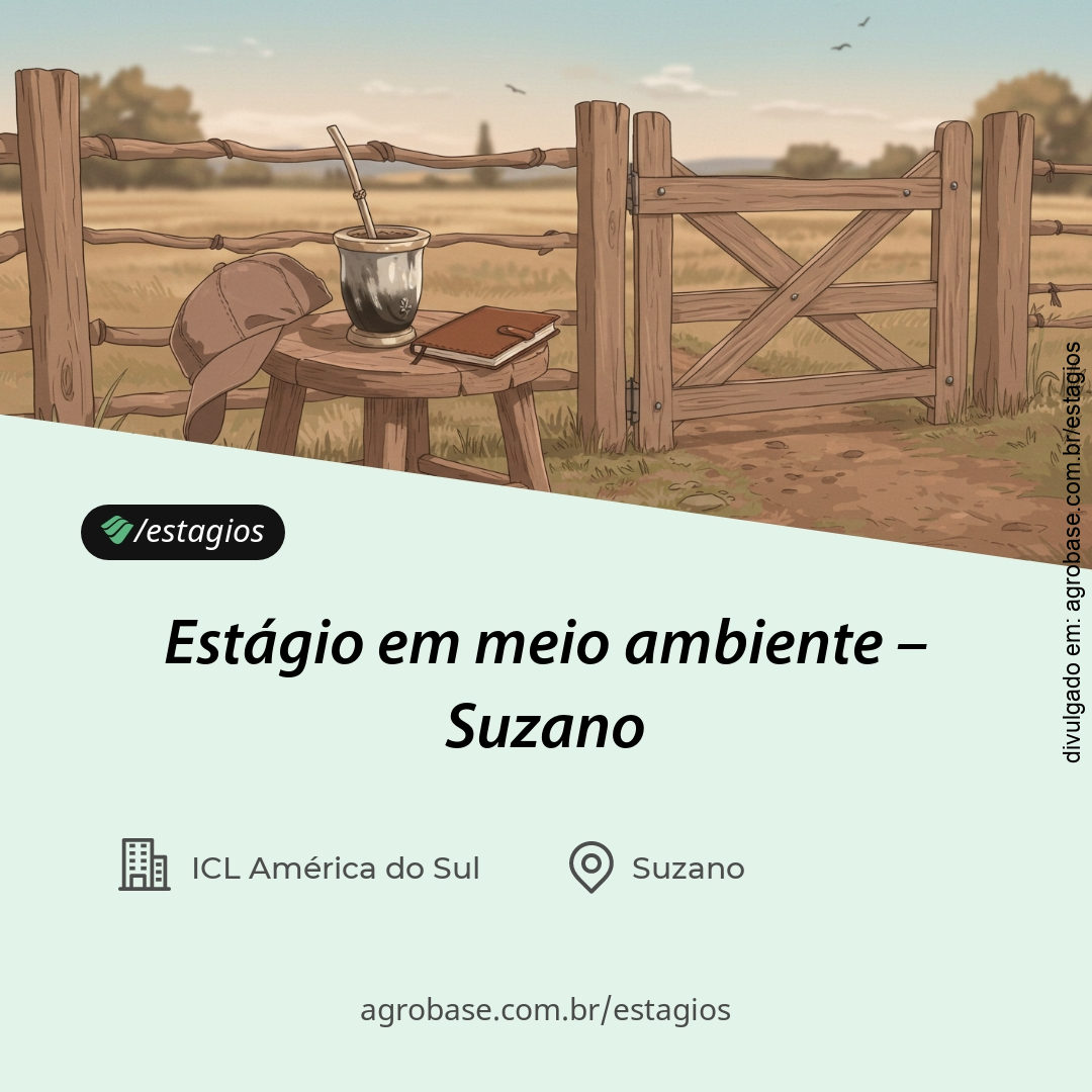 Estágio em meio ambiente – Suzano/SP