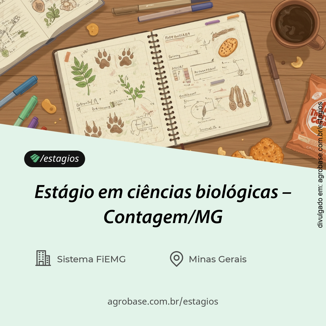 Estágio em ciências biológicas – Contagem/MG