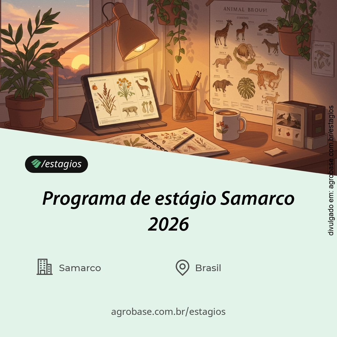 Programa de estágio Samarco 2026