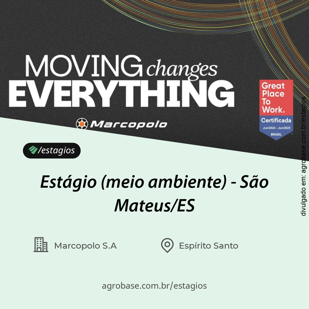 Estágio meio ambiente – São Mateus/ES