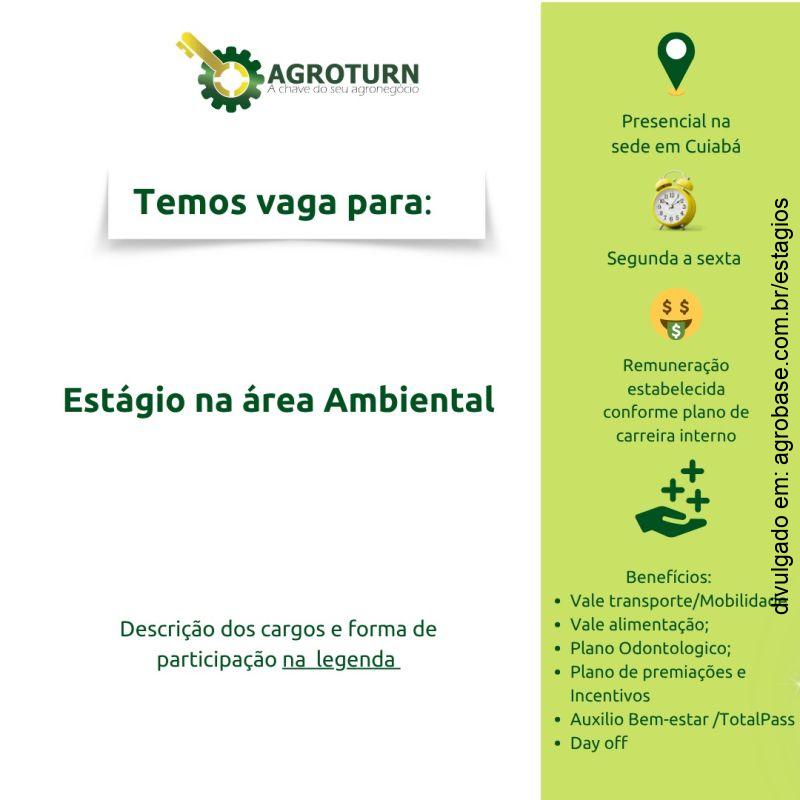 Estágio na área ambiental – Cuiabá/MT