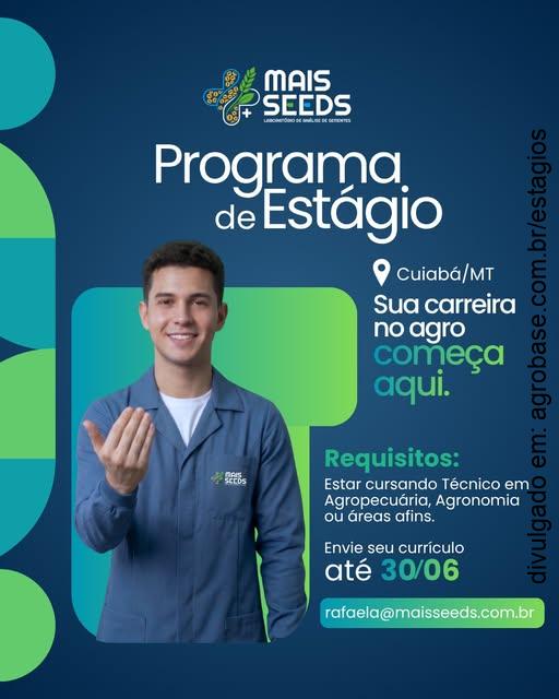 Programa de estágio laboratório mais seeds – Cuiabá/MT