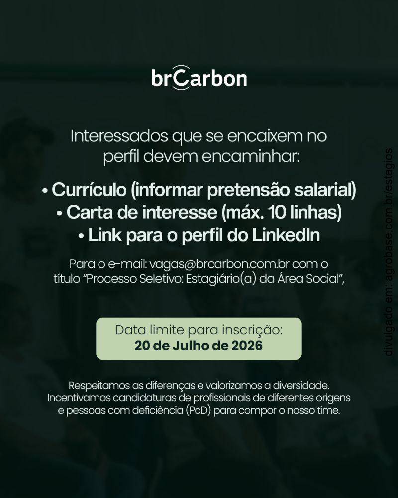 Estagiário(a) da área social – Piracicaba/SP (híbrido)
