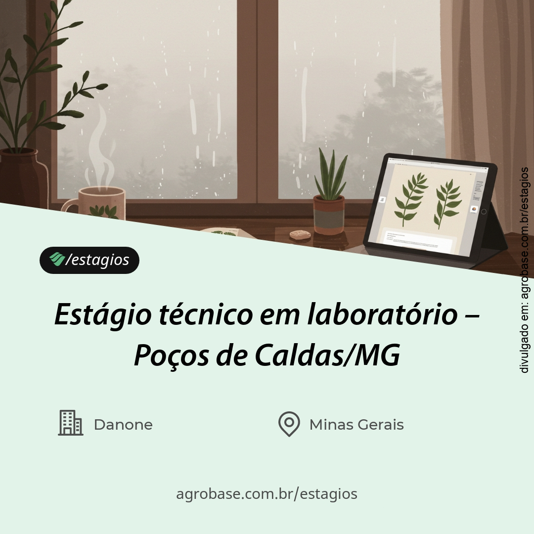 Estágio técnico em laboratório – Poços de Caldas/MG