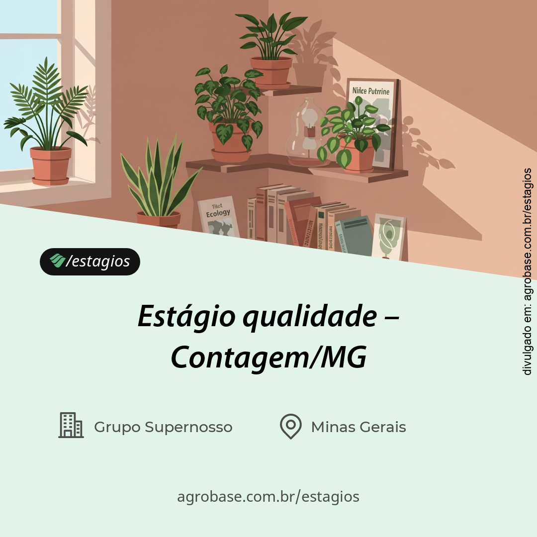 Estágio em qualidade – Contagem/MG