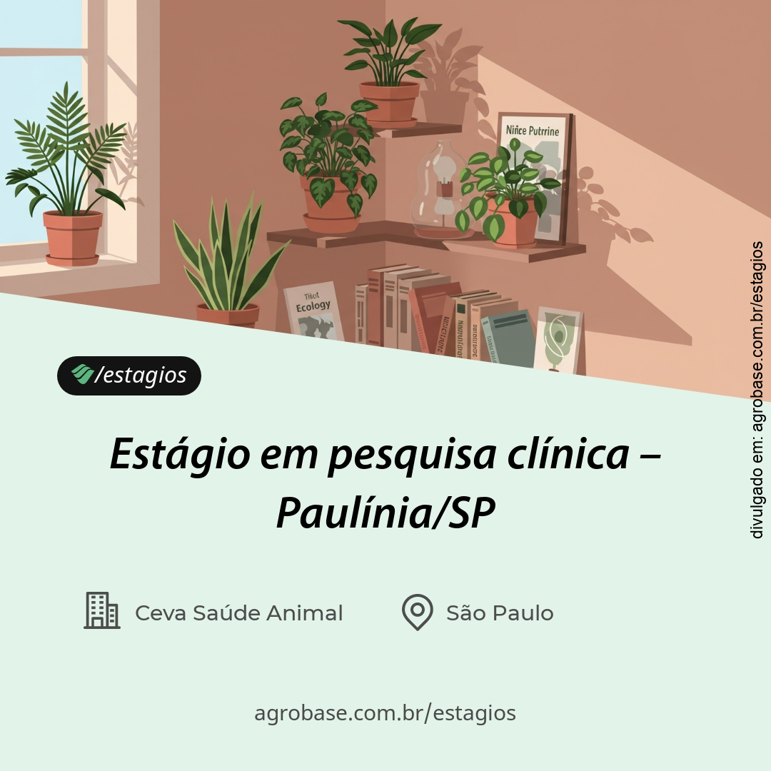 Estágio em pesquisa clínica – Paulínia/SP