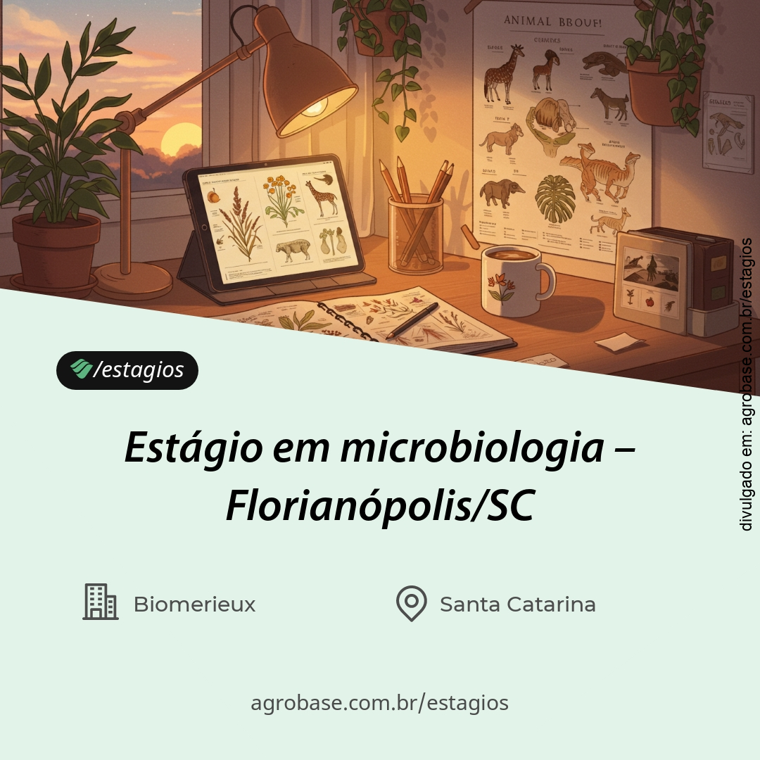 Estágio em microbiologia – Florianópolis/SC