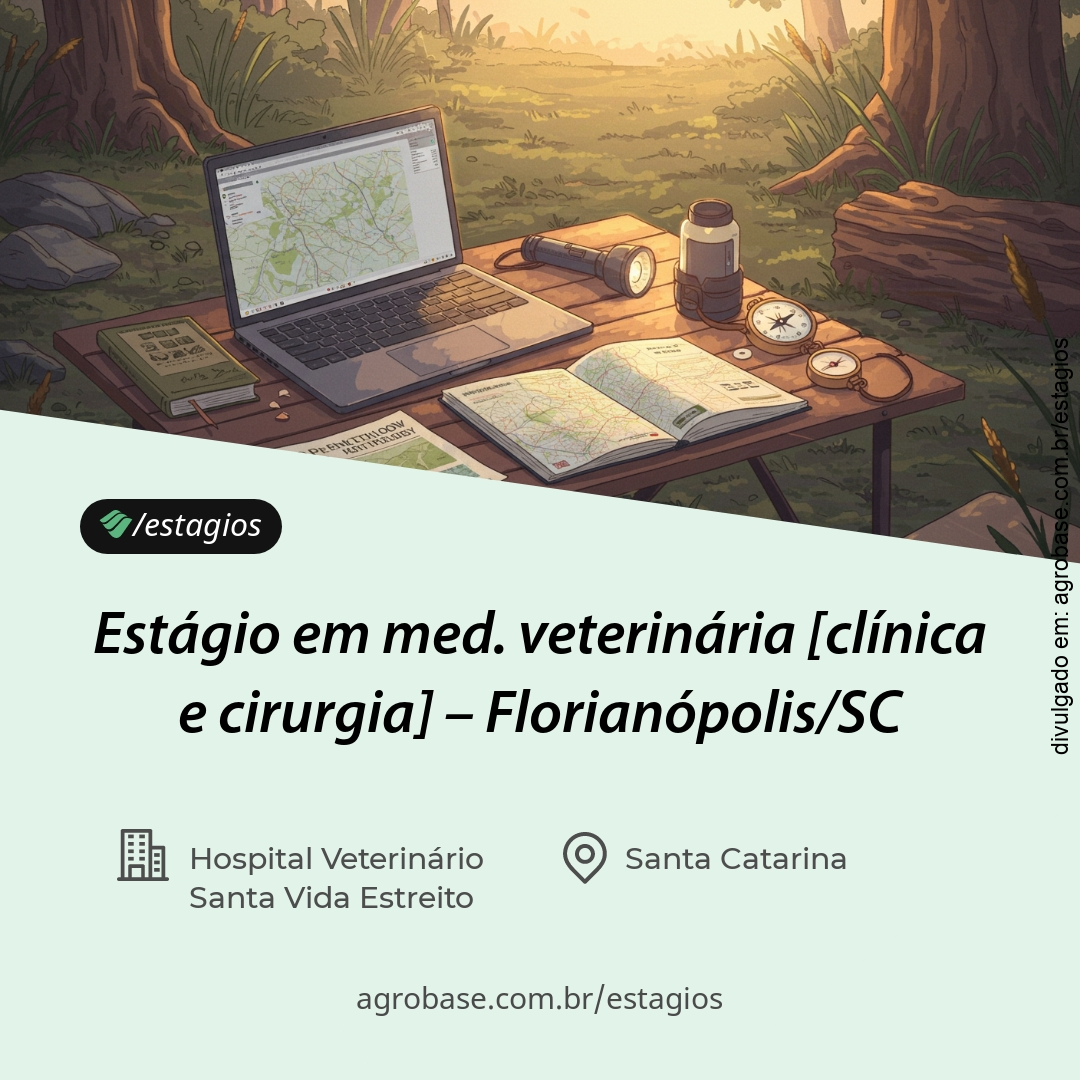 Estágio em med. veterinária [clínica e cirurgia] – Florianópolis/SC