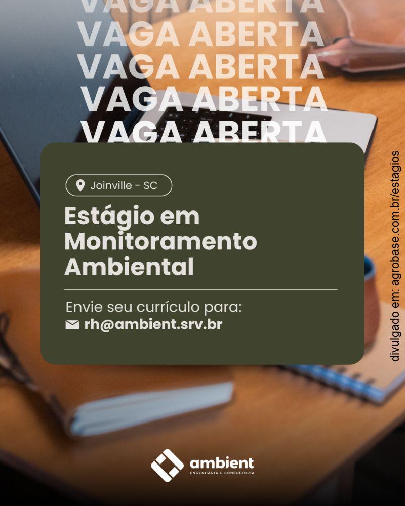 Estágio em monitoramento ambiental – Joinville/SC