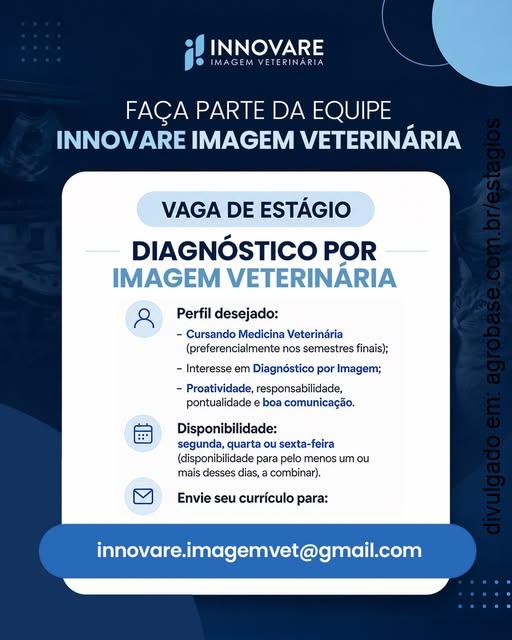 Estágio em diagnóstico por imagem veterinário – Volta Redonda/RJ