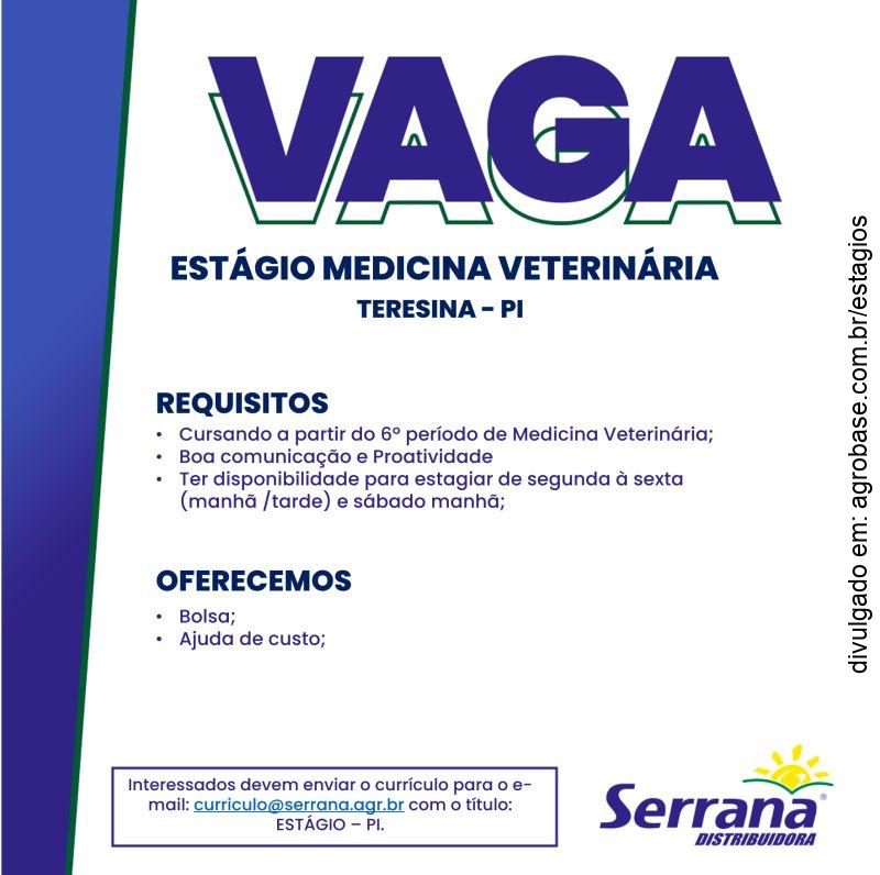 Estágio de medicina veterinária – Teresina/PI