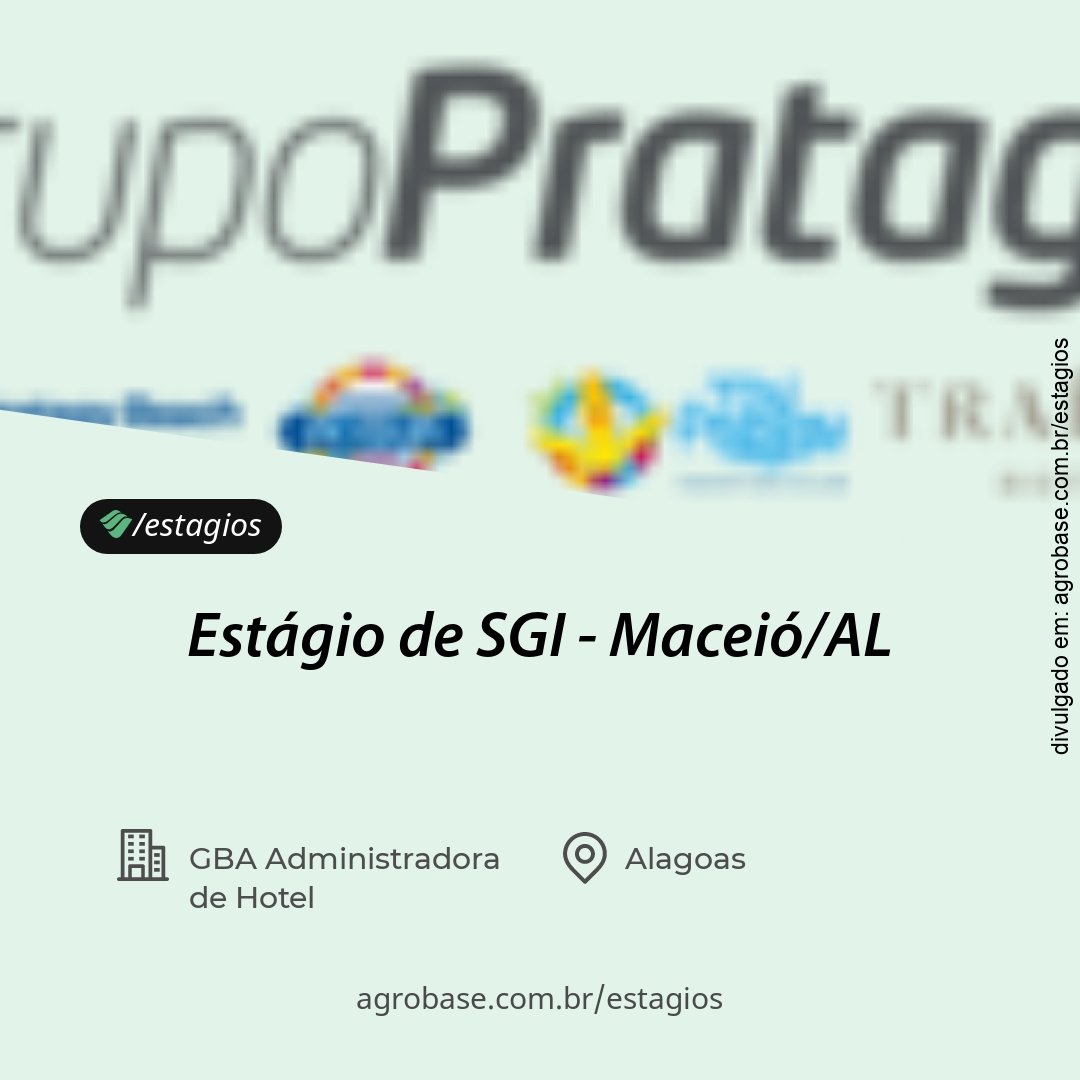 Estágio de SGI – Maceió/AL