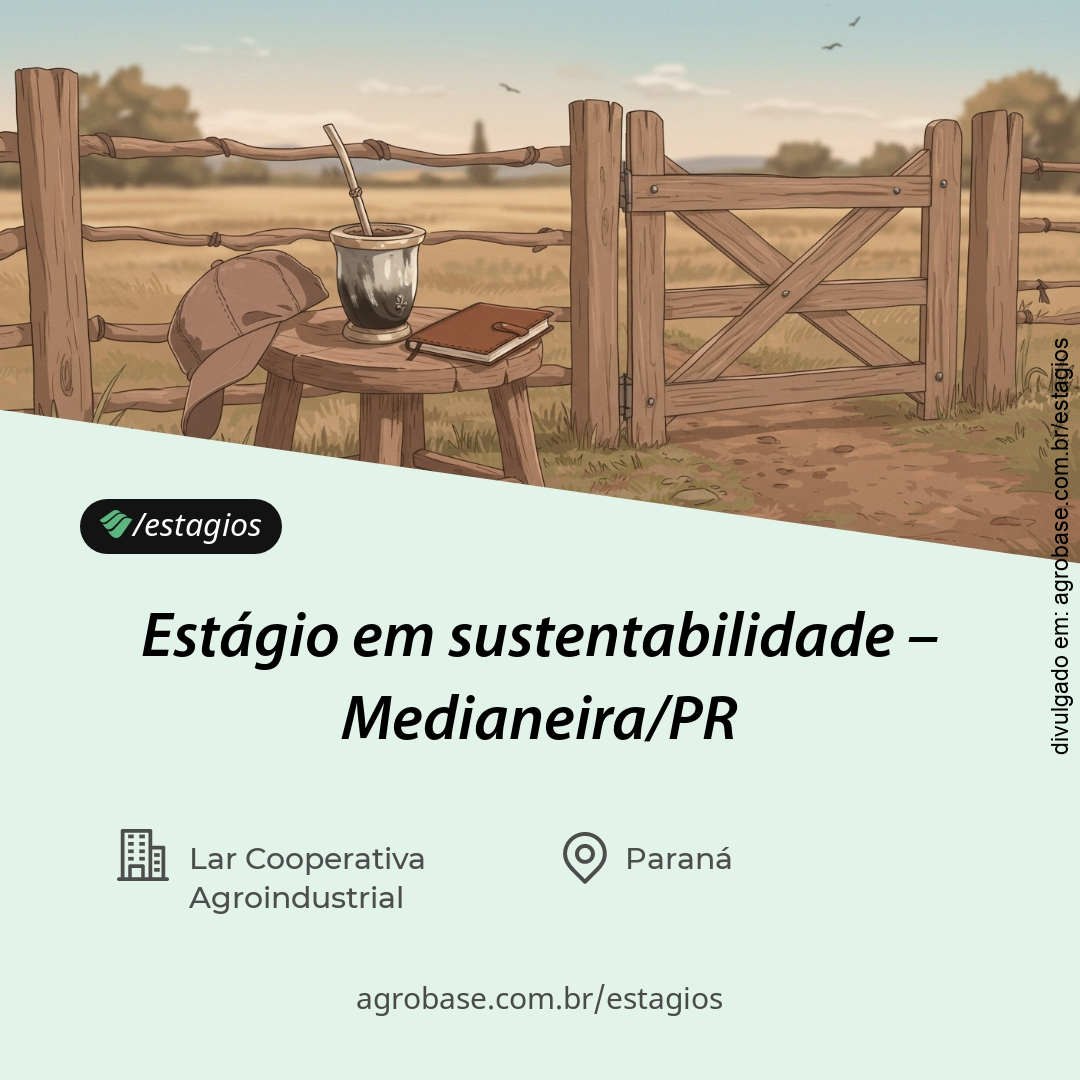 Estágio em sustentabilidade – Medianeira/PR