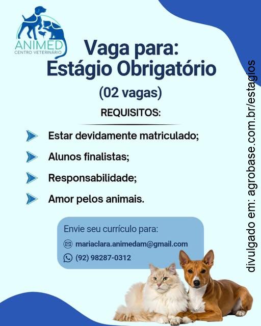 02 vagas de estágio obrigatório – Manaus/AM
