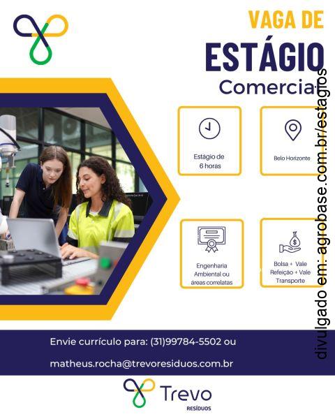 Estágio comercial – Belo Horizonte/MG