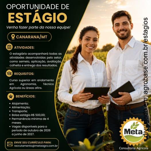 Estágio em agronomia – Canarana/MT