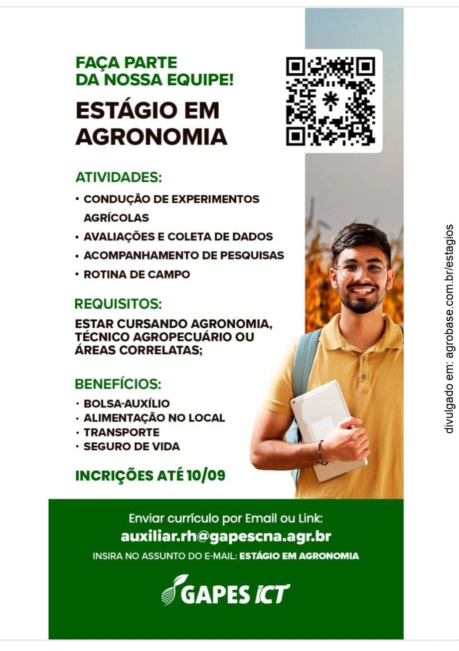 Estágio em agronomia – Rio Verde/GO