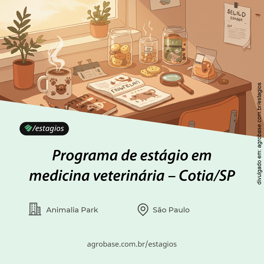 Programa de estágio em medicina veterinária – Cotia/SP