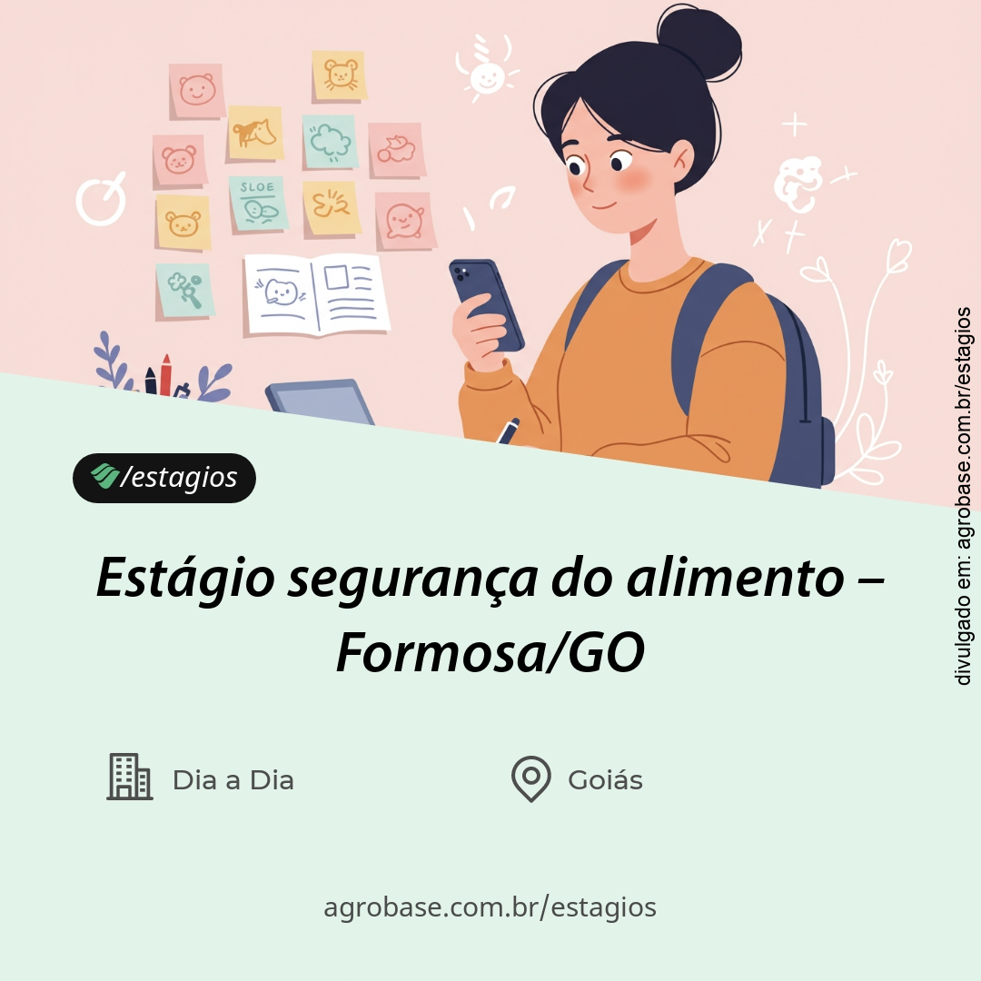 Estágio em segurança do alimento – Formosa/GO