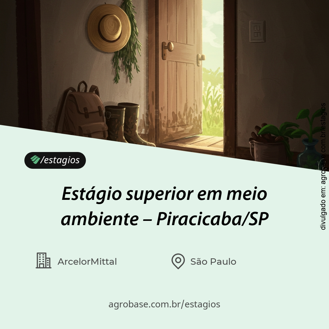 Estágio superior em meio ambiente – Piracicaba/SP