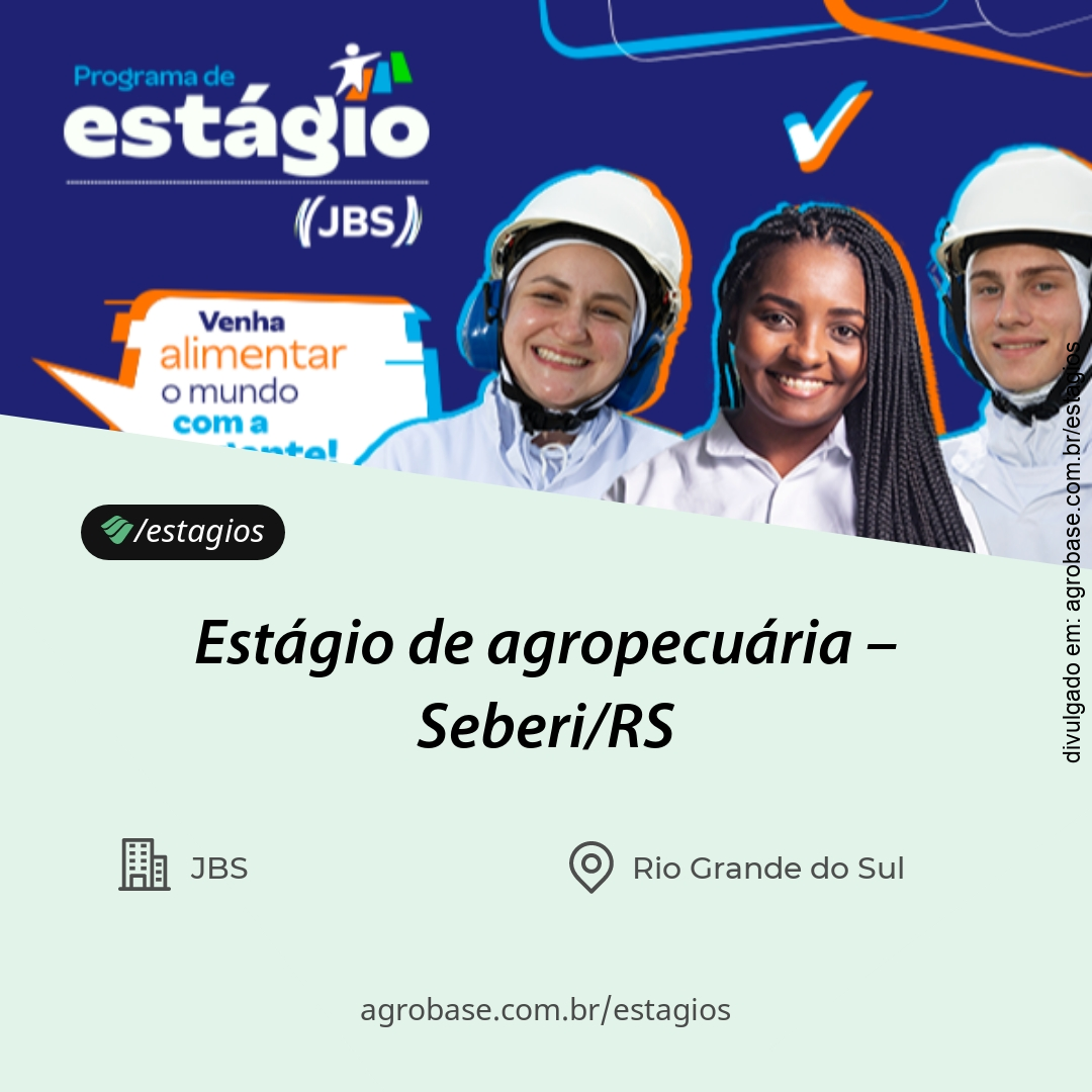 Estágio de agropecuária – Seberi/RS