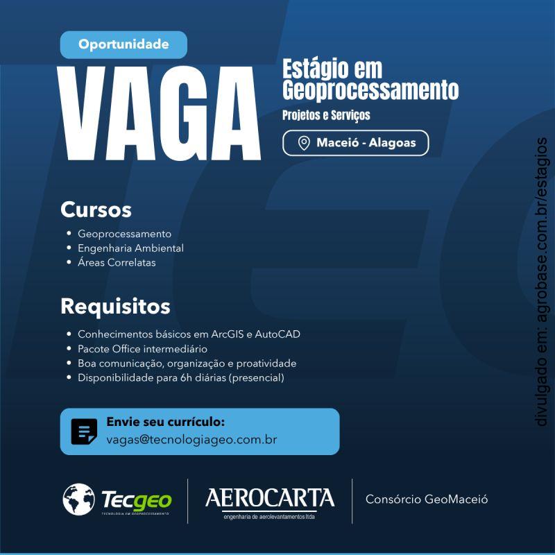 Estágio em geoprocessamento – Maceió/AL