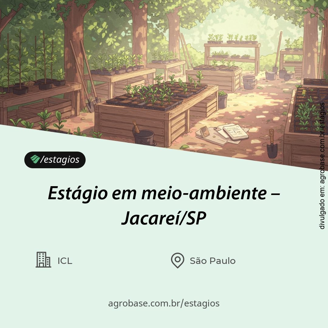 Estágio em meio ambiente – Jacareí/SP